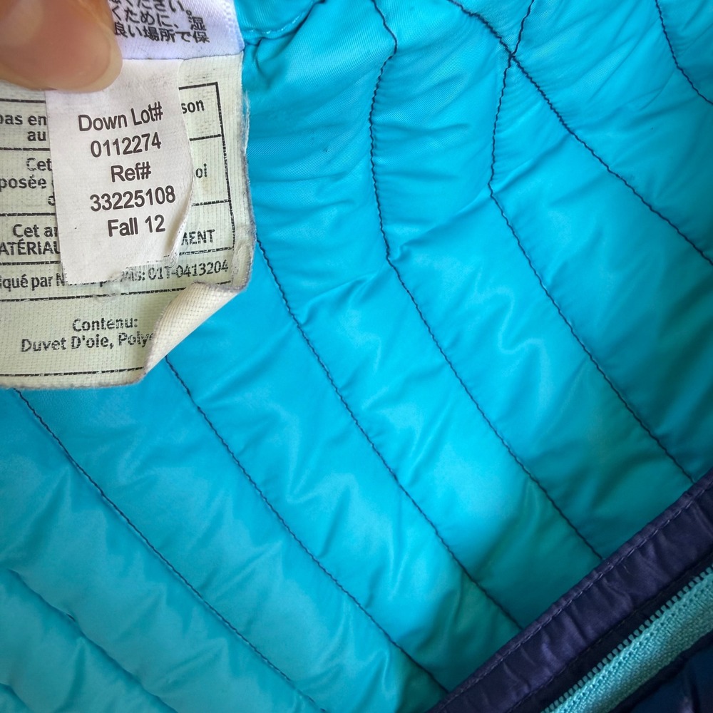 Eddie Bauer First Ascent Womens Large Purple Puffer Hooded Down Jacket 33225108 - Picture 5 of 12